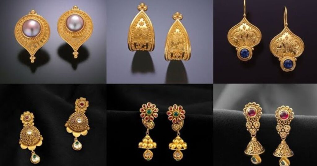 Gold Earrings for Formal Events